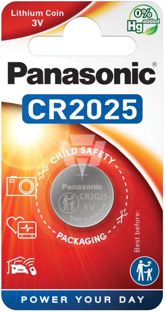Lithium Knopfzellen CR- 2025
