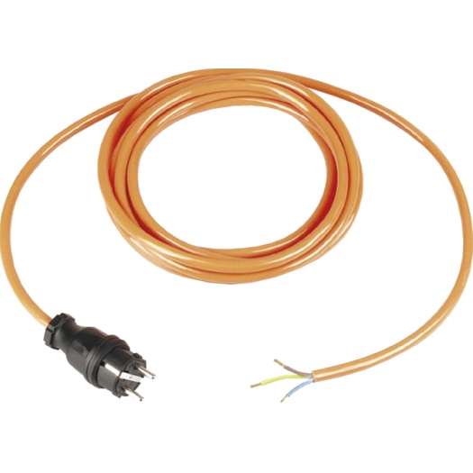230 V-Anschlussleitung H07BQ-F 3 G 1,5 mm² orange 5 m SiRoX